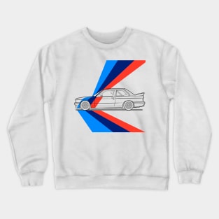 three line racer Crewneck Sweatshirt